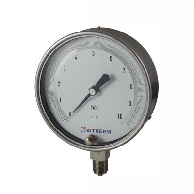 China Stainless Steel 6inch Test Pressure Gauge Precision Pressure Gauge for sale