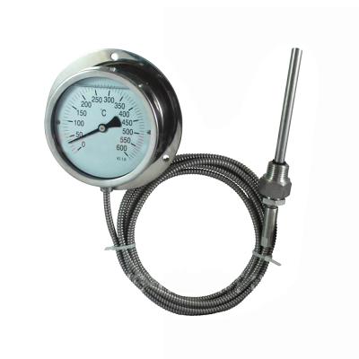 China Gas Expansion Stainless Steel Remote Capillary Thermometer 2400 for sale