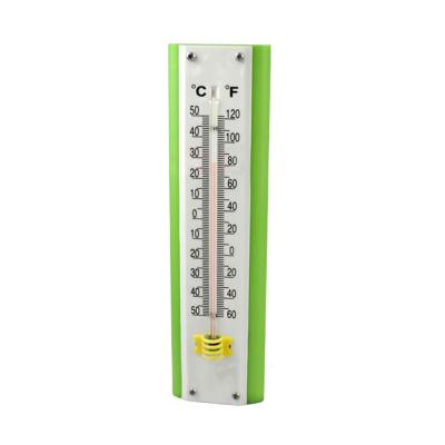 China Wall Thermometer Plastic Case Indoor Glass Thermometer for sale