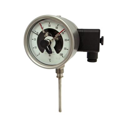 China Industry Processing Industry Thermometer Magnetic Electric Contact Thermometer for sale