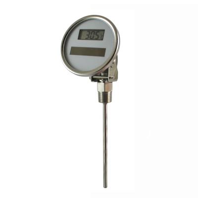 China Process Industry All Stainless Steel Solar Digital Industrial Thermometer Every Angle Thermometer for sale