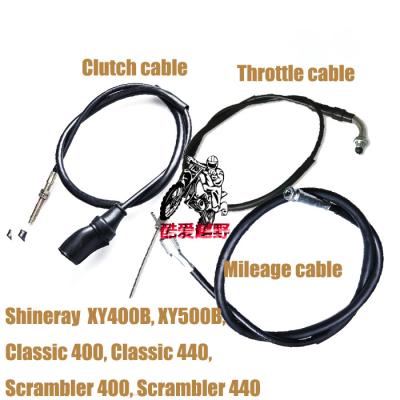 China Stell Shineray Motorcycle Clutch Cable, Throttle Cable, Mileage Cable fpr classic 400, for sale