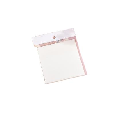 China Logo Marking White Transparent Custom Self Adhesive Sticky Notes Office Memo Pad Set for Student Office Stationery Note Paper Translucent for sale