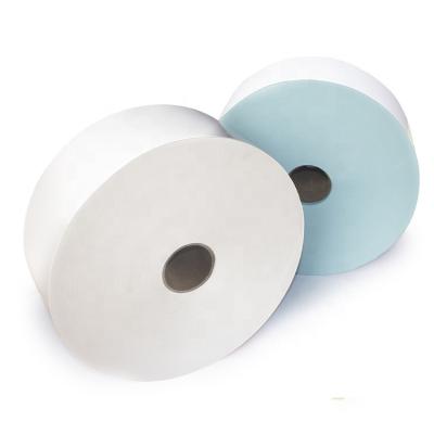 China Waterproof jumbo roll 75gsm 80gsm die cut paper thermal paper layer direct adhesive for shipping label for sale