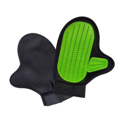 China Viable Portable Dog Cat Grooming Glove Hair Removal Tool Dog Massage Comb Cleaning Brush Rubber for sale