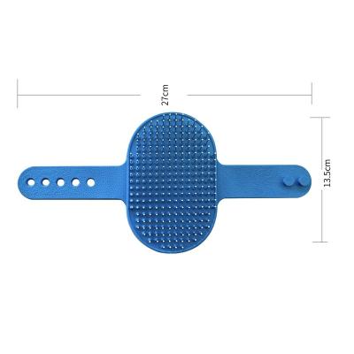 China Sustainable Dog Care Products Pet Grooming Brush Bath Massage Brush Cleaning Comb Tool for sale