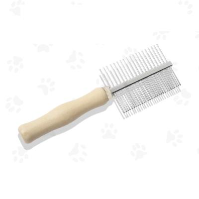 China Durable Manufacturer Sustainable Pet Supplies Brush Comfortable Pet Fur Electrictinplate Grooming Comb for sale