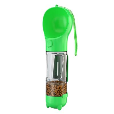 China Multi-Function Portable Pet Viable Bowl High Level Travel Pet Water Cup With Dog Food Cartridge for sale