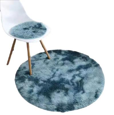 China 100% Polyester Home Cheap Cozy Living Room Decoration Super Soft Round Carpet for sale