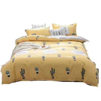 China Nondisposable High Quality 100% Cotton Home Design Bedding Set 4 Pieces for sale