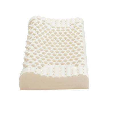 China Custom Wholesale Local Square Anti-Apnea Massage Latex Neck Pillow for sale