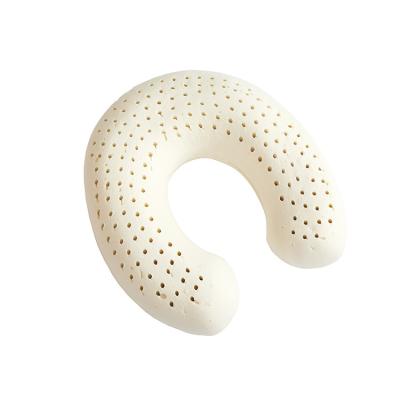 China Luxury Anti-Apnea SatisInside Talalay U Shape Latex Pillow for sale