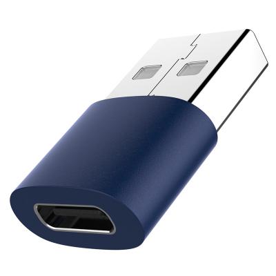 China LAPTOP 2.0 USB A Male To Type C Female Charging Adapter , USB C To USB A Adapter for sale