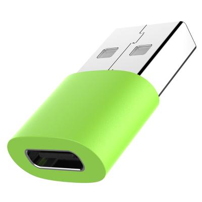 China LAPTOP 2.0 USB A Male To Type C Female Charging Adapter , USB C To USB A Adapter for sale