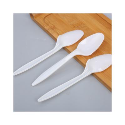 China Competitive Price Good Quality Disposable Luxury Disposable Small Plastic Spoon for sale