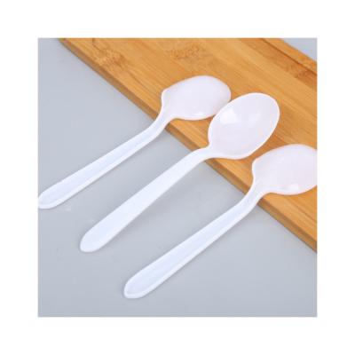 China 2022 New Design Disposable Clear Serving Disposable Plastic Spoon for sale