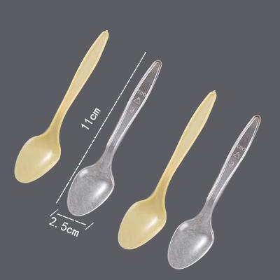 China Factory Direct Sale Disposable Dessert PS Plastic Spoon Material for sale