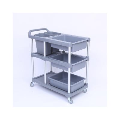 China China Supplier Wholesale Durable Plastic Food Cart For Hotel Room Service Cart for sale