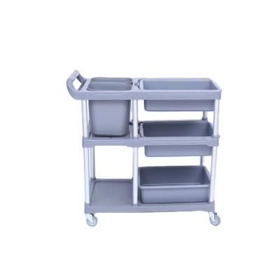 China Durable Hot Selling Hotel Service Cooking Cleaning Cart For Hotels for sale