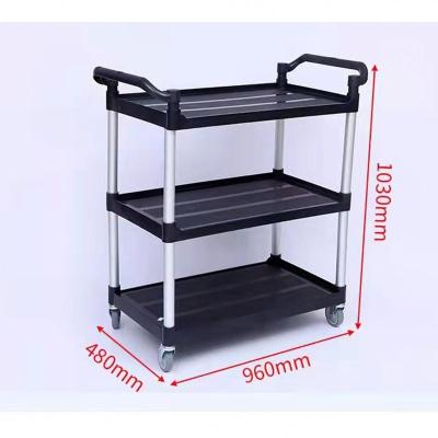 China Durable And Super Heavy Duty Competitive Price Garbage Serving Cart For Hotel for sale