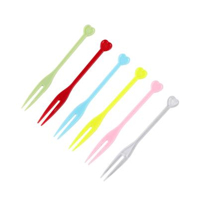 China Top Quality Mini Disposable Forks Fruit Fork Disposable Plastic Clear for sale