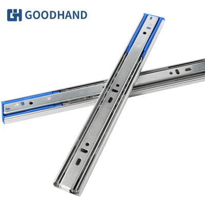 China Contemporary Professional Supplier Cold Rolled Steel Slide Rail Telescopic Drawer Slides Smooth End for sale