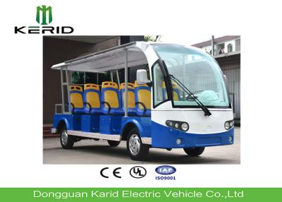 China O carro bonde da canela de 11 pessoas com o motor zero Pullution da C.C. 5kw personalizou a cor à venda