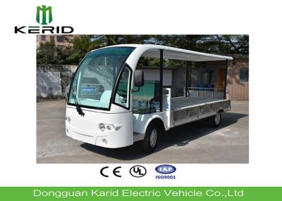 China Utility Electric Vehicle Cargo Bus With 7kW DC Motor Powered White Color for sale