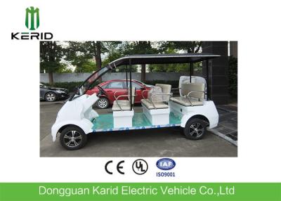 China Van de de Motor4kw Elektrische Pendel van de manierstijl Witte gelijkstroom de Bus Maximum Lading 8 Passagiers Te koop