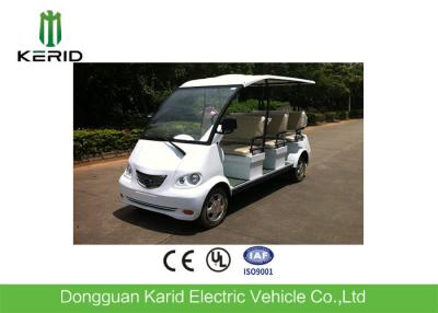 China 8 Seater Electric Car Max Speed 30km , Multi Passenger Sightseeing Tour Bus for sale