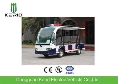 Chine Voiture de patrouille électrique à piles de 8 Seater, énergie de vert de la voiture 48V 4KW de sécurité publique à vendre