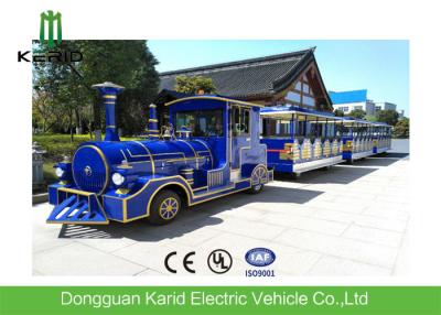 China 62 de Mini Elektrische Ongebaande Trein van Seater, Winkelcomplex Elektrische Sightseeingstrein Te koop