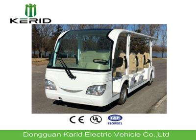 China 11 Sitzelektrische Shuttle-Bus-touristische Luxusfahrzeuge für besichtigende einfache Operation zu verkaufen