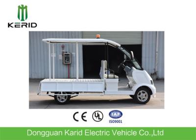 China White Color 4kW Electric Sightseeing Car , Spacious 8 Seater Electric Car for sale