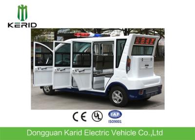 China De Kleur van de Eco Vriendschappelijke Ontwerp Ingesloten Cabine Witte Elektrische Sightseeingsbus Op batterijen met 8seats voor Toevlucht Te koop