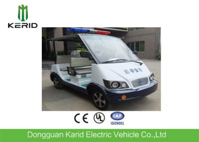 China Smooth Running Low Noise 4kw Electric Sightseeing Bus With 4 Safe Belt Seats for sale