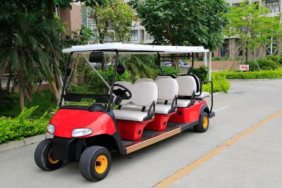 Cina Carrozzino elettrico facente un giro turistico rosso di golf del passeggero dell'automobile 8 di colore di corpo con il serbatoio di plastica in vendita