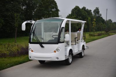 China Aangepaste Mini Electric Sightseeing Cars Four-Wielen met Hydraulisch Remsysteem Te koop