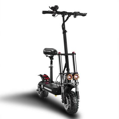 China 2021 60V 5000W Unisex Hot Selling Adult Electric Scooters Double Folding Scooter for sale