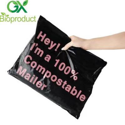 China Heshan Ch Biodegradable Packet Poly Bag Flat Mailing Bags Custom Compostable Eco Friendly Packaging for sale