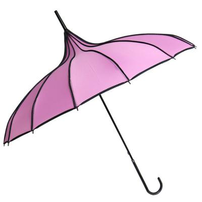 China Minimalist Newproducts Pagoda Umbrella 16K Upright Umbrella, Chinese Supplier Upright Umbrella* Gift for sale