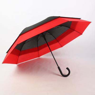 China 25 Inch 27 Inch Automatic Double Telescopic Breathable Magic Straight Umbrella Super Waterproof Rain Umbrella New Product for sale