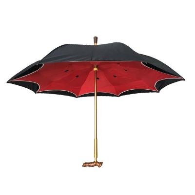 China 2019 Modern New Invention Special Idea Gift Crutch Walking Stick Umbrella for sale