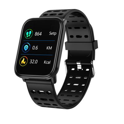 China Waterproof Heart Rate Monitor Smart Wifi Color Screen Touch Screen Smart Watch Wristband Bracelet YLW for sale