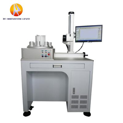 China Air-cooled Multi-station Marking Machine Auto Feeding LED Laser Lamp Holder Automatic Rotation Eight Stations for sale