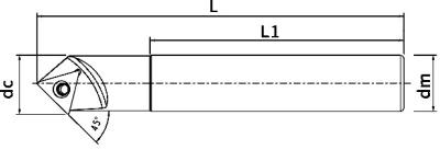 China ° SSP-45 Abschrägungswerkzeug-Karbid-Bohrstange, zum von Stahlteilen und von Legierungs-Teilen zu verarbeiten zu verkaufen