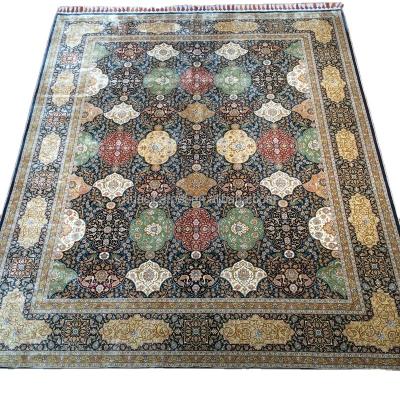 China Wholesale Price 8x10ft Washable Turkish Knots Tabriz Purchasing Handmade Persian Silk Hand Knotted Living Room Area Rugs Indoor Outdoor Rugs for sale