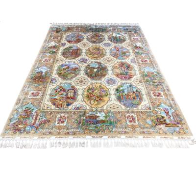 China Top Quality Turkish Handmade Hand-Knotted Chinese 260L Silk 200x280cm Colorful Washable In Door Hanging Designer Modern Rugs for sale