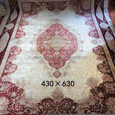 China 14x20 Feet Overbig Handcrafted Perisan Silk Washable Blankets Super Luxury Cheap Factory Price Area Indoor Decorative Rugs for sale