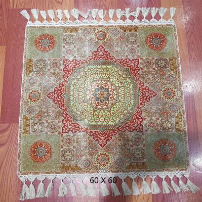 China Kashmir Blankets Washable Handmade Silk Rug Turkish Handknotted Small Persian Rug Sovereir Indoor Outdoor Decorative Gifts for sale